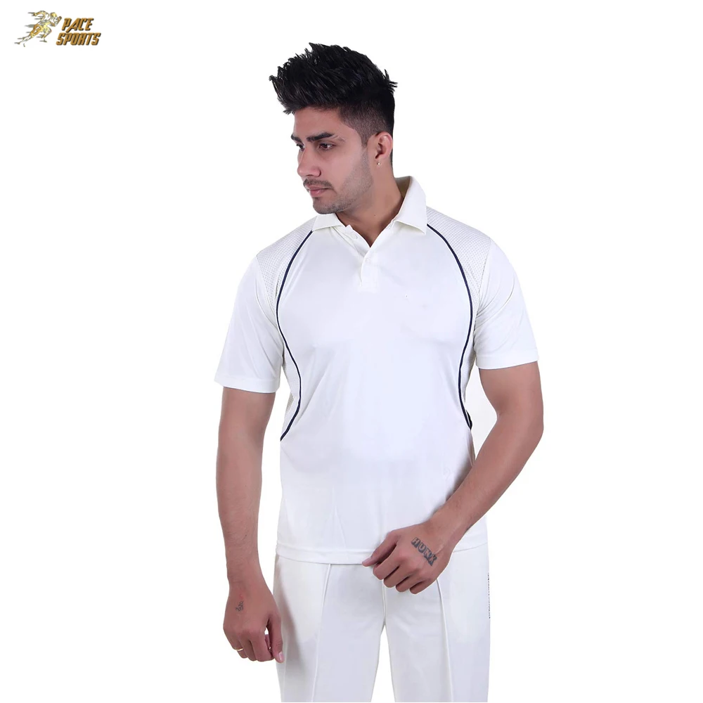 High Quality Cricket Uniform Sets White Cricket Uniform With Brand Logo And Team Name Jersey