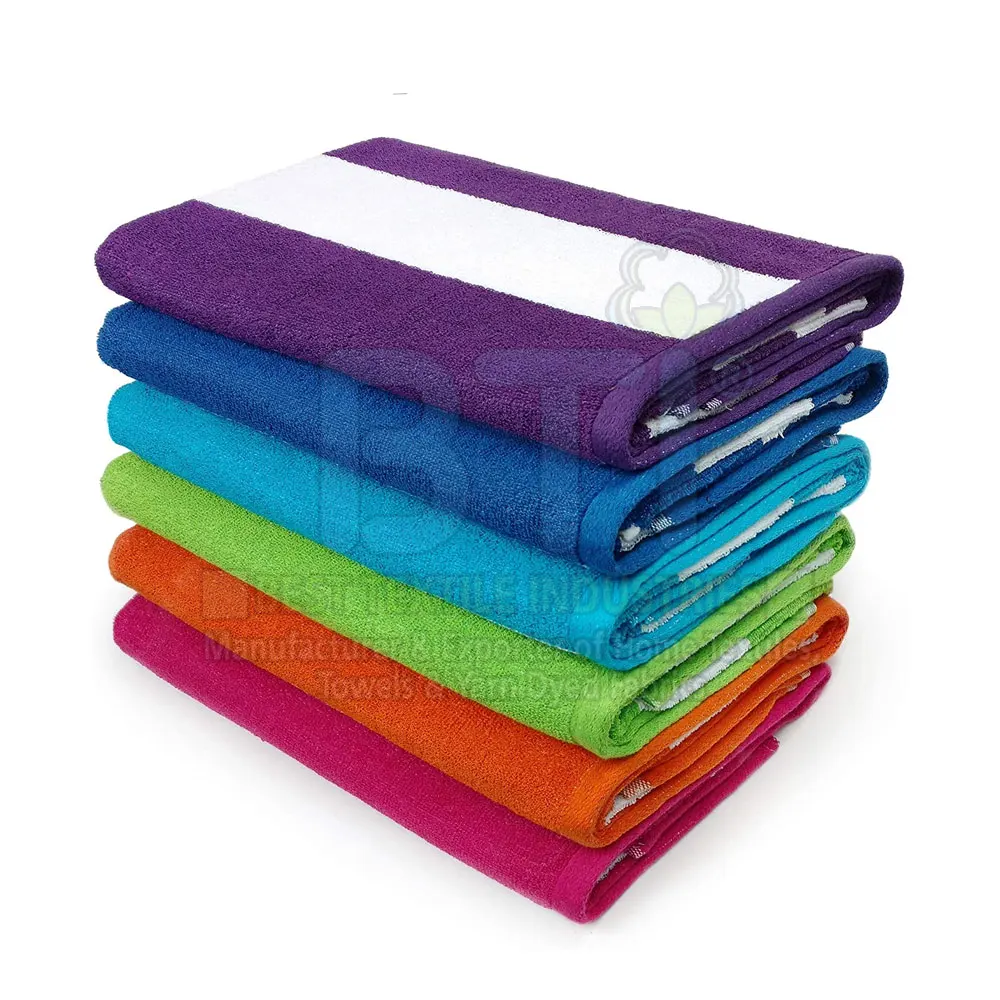 Yarn Dyed Multi Stripe Bath Towels 100% Cotton with Custom Packing Towel Set Kitchen Terry Towel