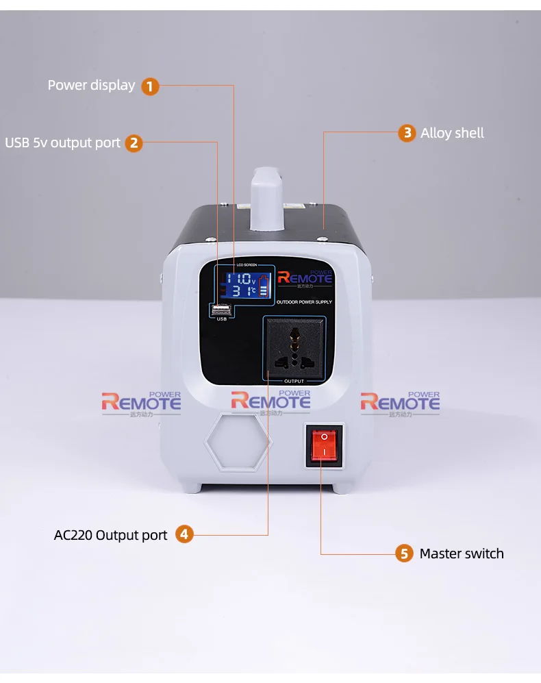 Портативный блок питания 800 Вт 65000 мАч 12 В батарея ups внешний источник питания