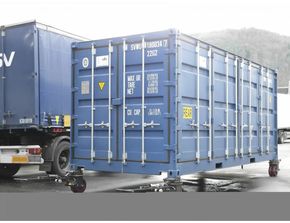 Набор роликовых контейнеров 4336 можно использовать для перемещения контейнеров на выложенной поверхности