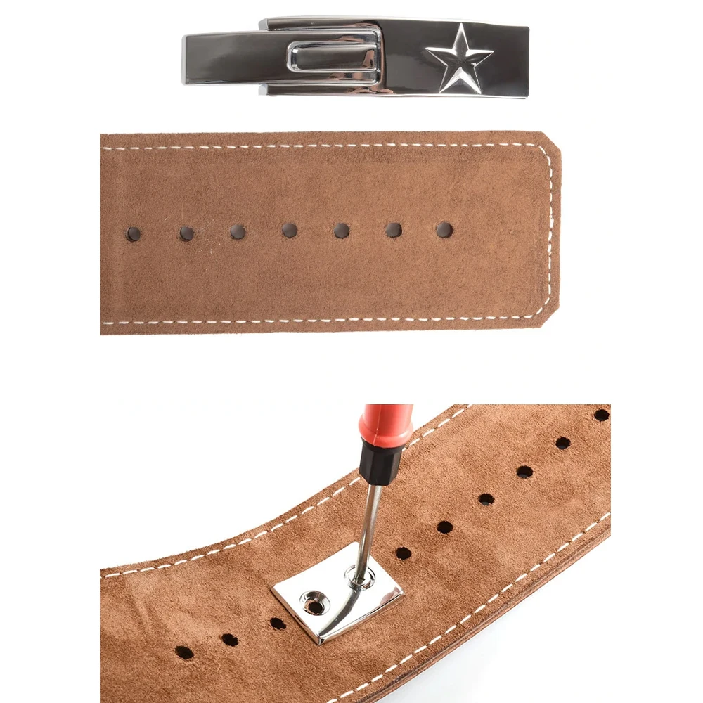 Ремни для тренажерного зала из натуральной кожи