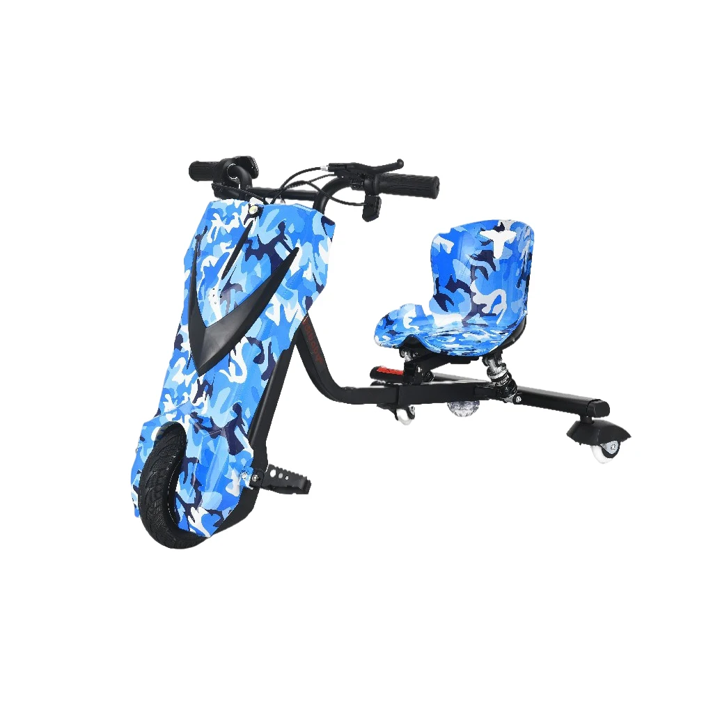 PILEYK electric drift trike 250w 36v drifting scooter for kids 5-12 year-old max speed 15km/h drift trike