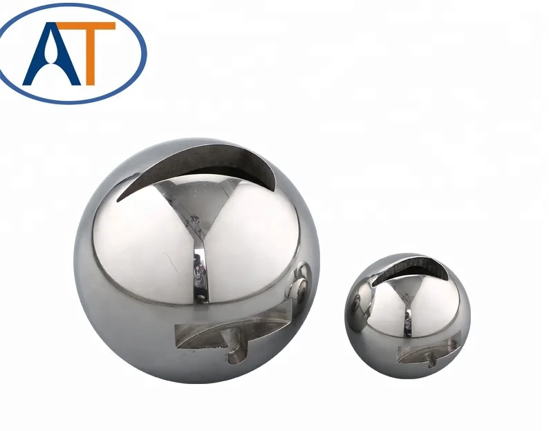
2020 Balls for alloy ball valves polished floating steel trunnion 30degree v port valve ball material 431 