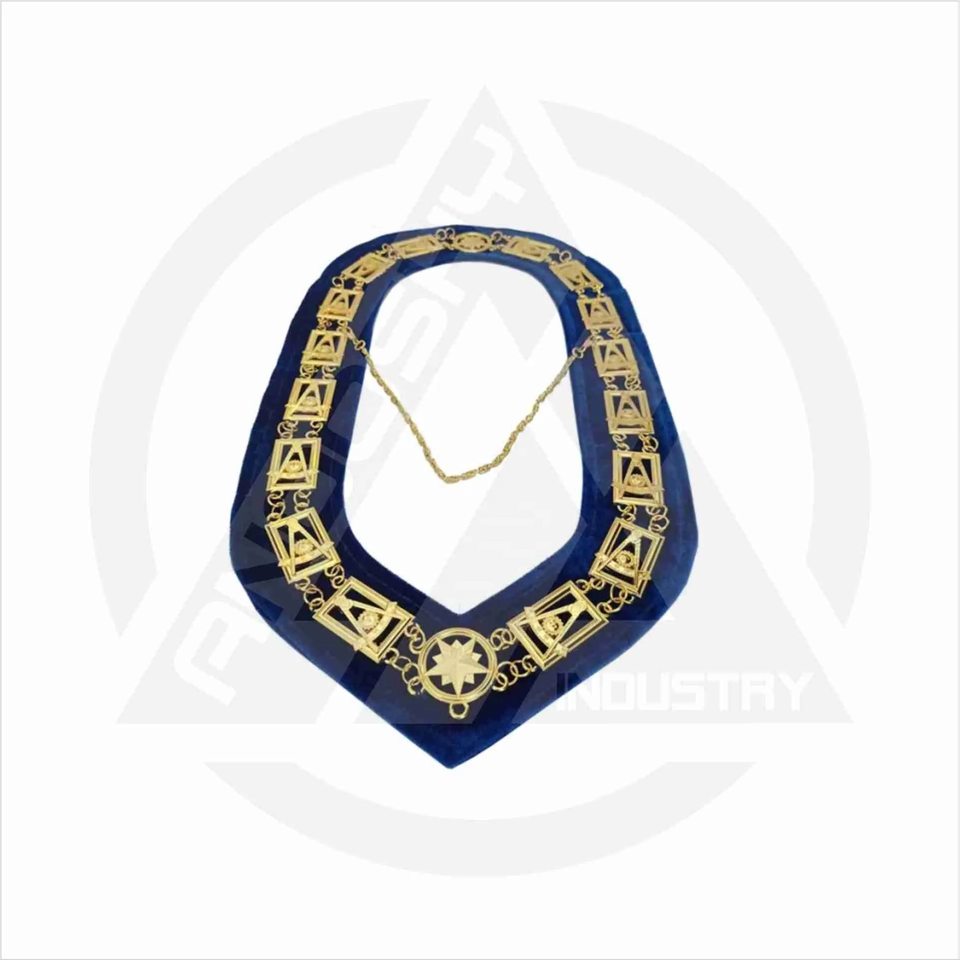 High Quality Masonic Regalia Free Masonry Chain Collar Custom Design Style OEM Per Demand