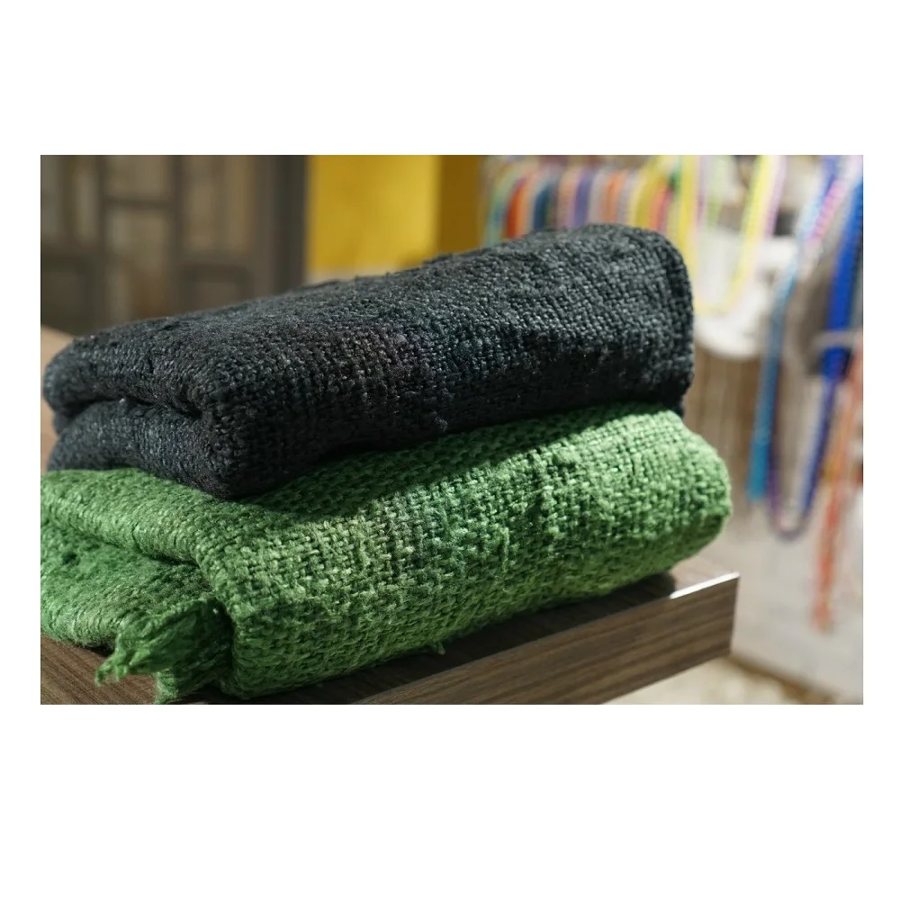 
0.8x1.8m Or 0.8x2.1m Rectangle Linen Scarf With Customized Color For Women From Vietnam 