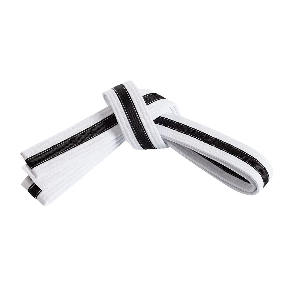 Best quality wholesale low price stripes karate belts