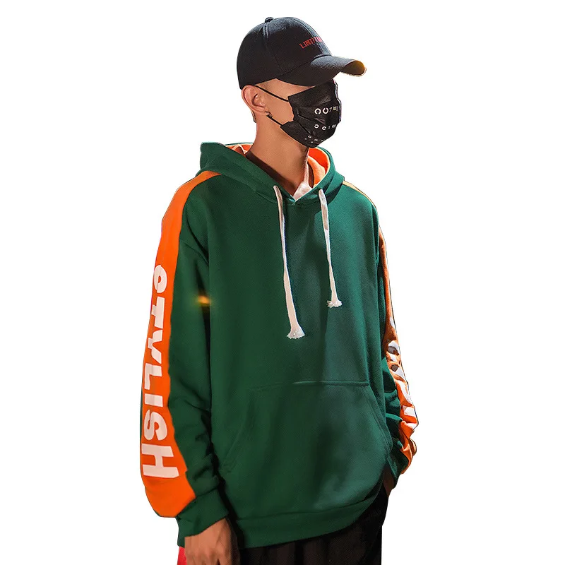 
 Новый модный дизайн «унисекс» с длинными рукавами, 2 предмета в наборе, тон Толстовка 60 хлопок 40 полиэстер толстовки взрослых джемпер с капюшоном  