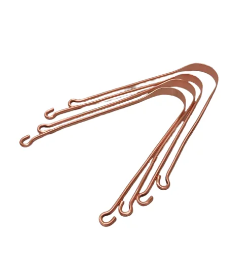 Pure Copper Tongue Scraper All Natural Ayurvedic Tongue Cleaner  Maintains Oral Hygiene Metal Tongue Cleaner or Scraper