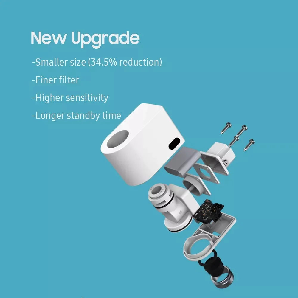 Xiaoda Smart Sensor Faucet Automatic Water Saver Tap Infrared Dual Sensors Automatic Kitchen Inductive IPX6 Waterproof Faucet