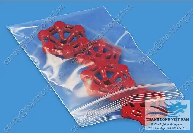 Plastic Reclosable Zipper Poly Packaging Wholesale Storage Bags Direct from Vietnam Food Coffee Screen Printing LDPE Recyclable