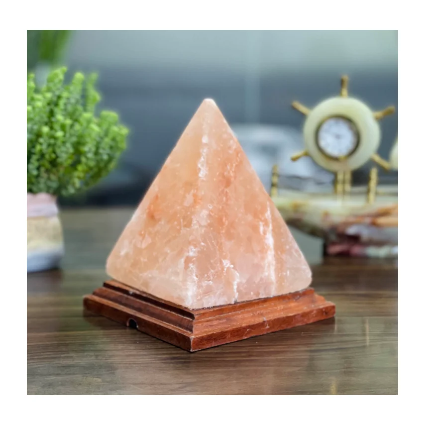 wholesale dimmer switch 15w bulb wooden base decoration pakistan natural crystal rock stone himalayan salt lamps
