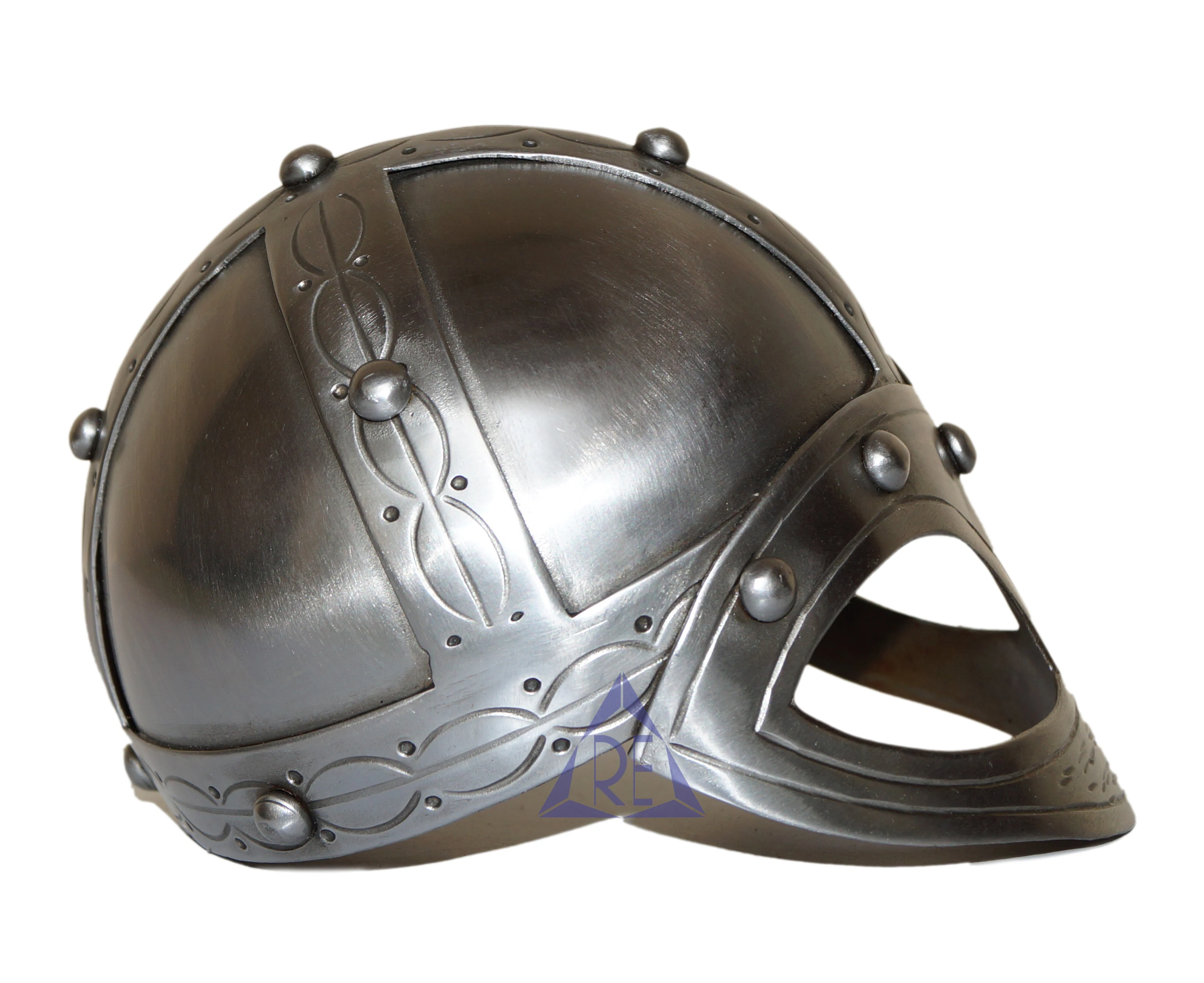 Средневековый зрелищный мини-шлем на заказ греческий доспехи Norman Viking шлем домашний офис декор Хэллоуин костюм Железный материал