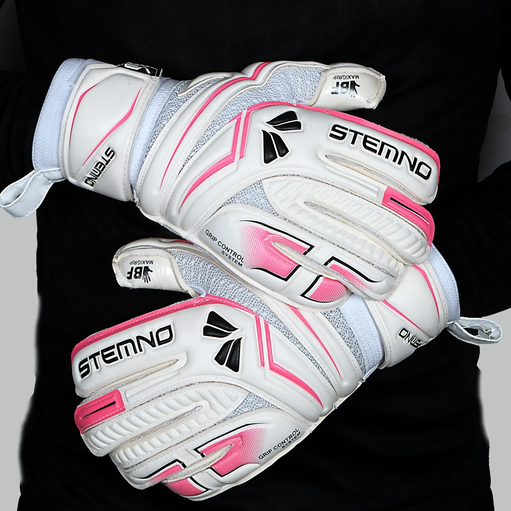  Оптовая продажа для детей и взрослых размер футбольные перчатки вратаря немецкий латексный стиль футбола