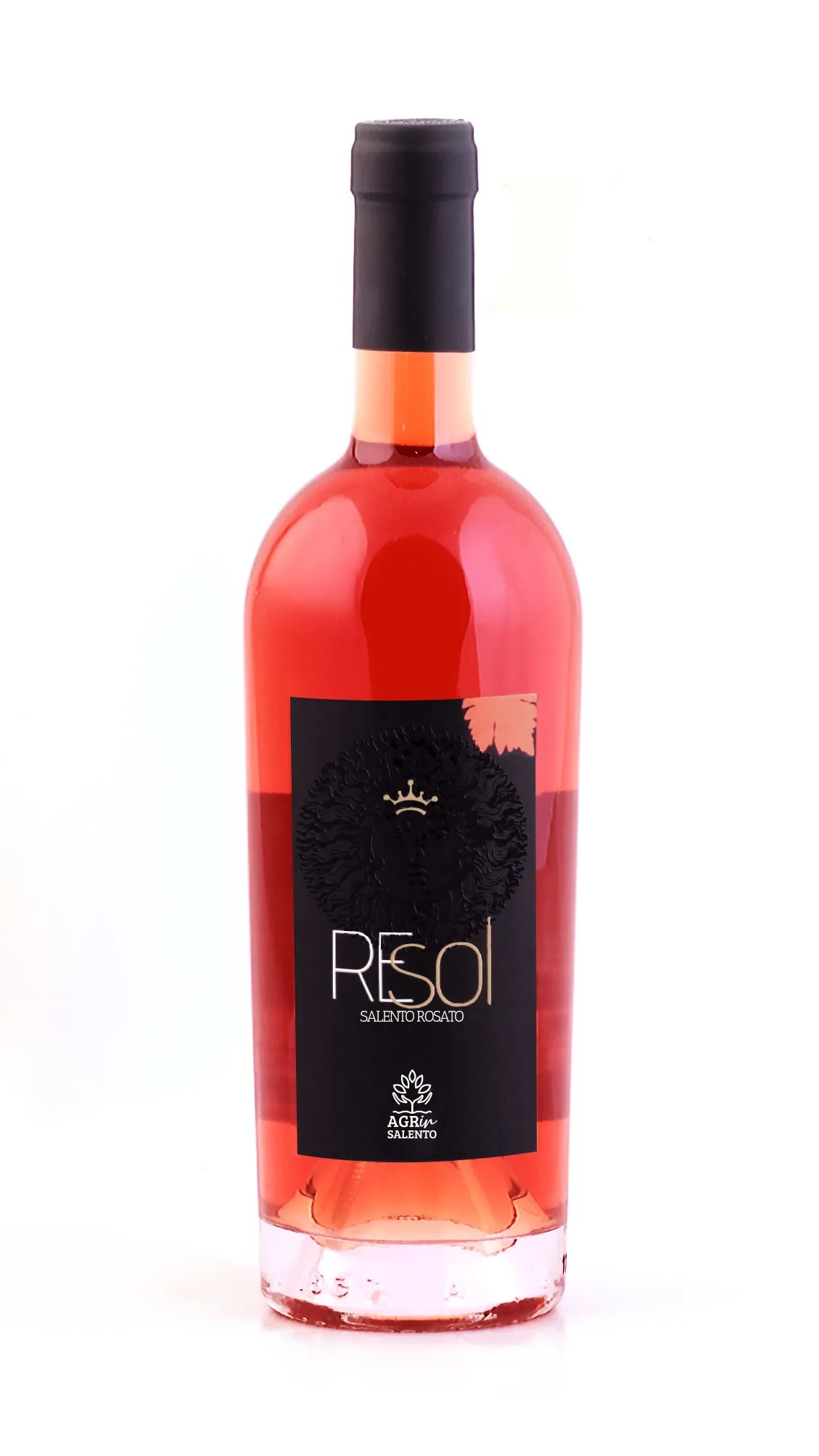 High Quality Italian Rose Wine Resol  Salento IGP aleatico 15 grade  750 ml glasses bottle 12 pieces for box