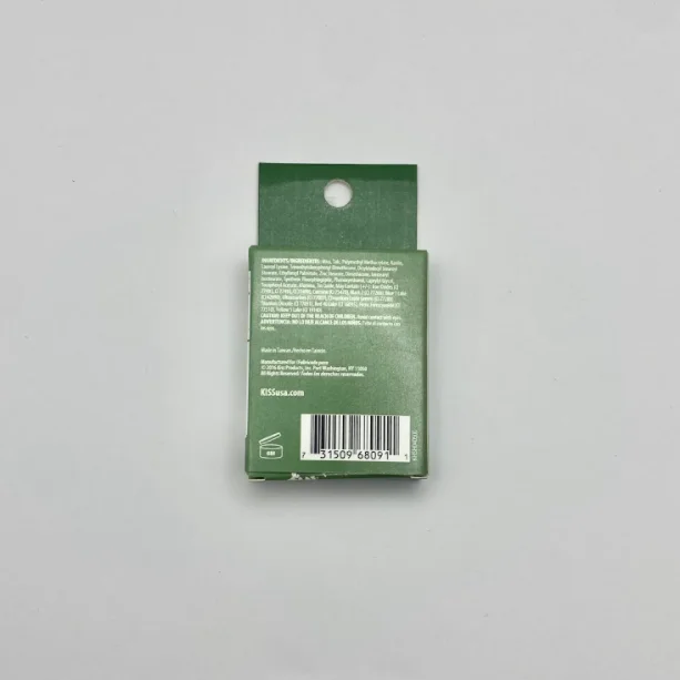 Cosmetic paper carton customized logo packaging color style