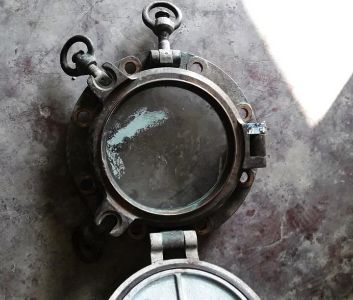 Nautical Decor Porthole Antique Cabin Porthole Reclaimed Ship Brass Porthole