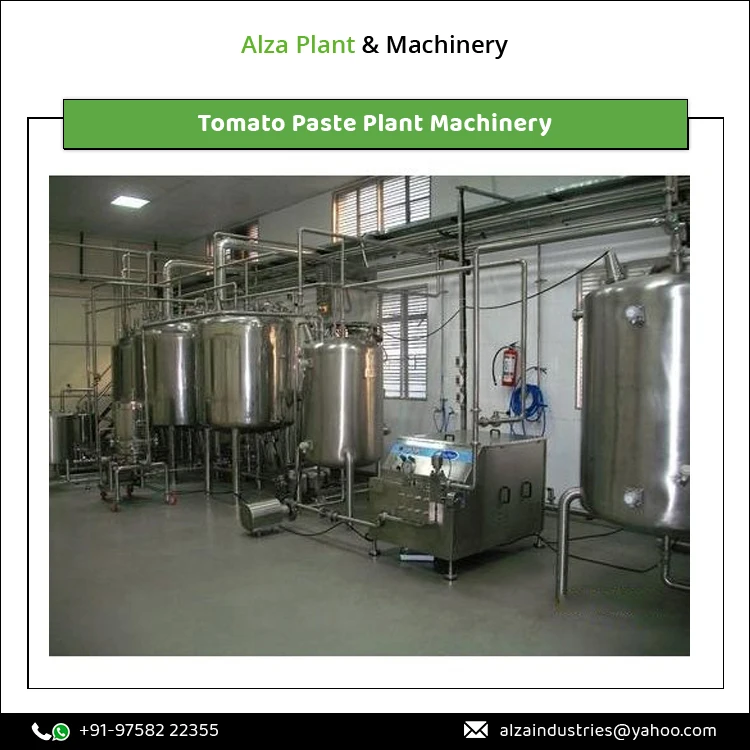 Stainless Steel Material Industrial Tomato Paste Concentrate Sauce Ketchup Pure Making Machine Production Line Processing Plant