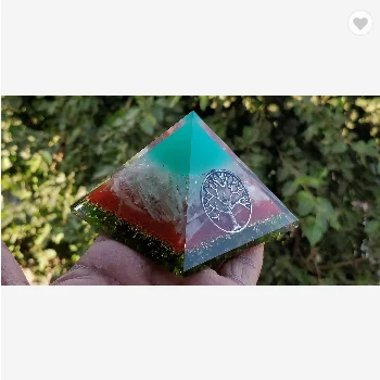  Оптовая продажа пирамиды оргонита | Новая пирамида еленит ОРГОН символ жизни зеленый оникс с пирамидой