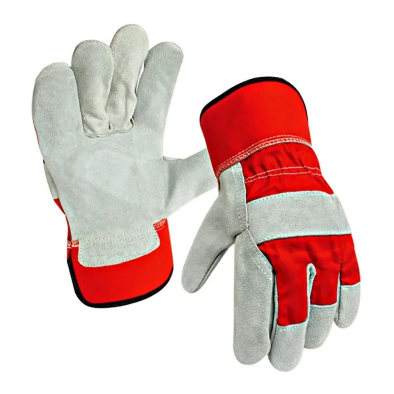 Construction Work Wholesale Welding Gloves Heat Resistant Cow Split Leather Welding Gloves Leather gloves from Pakistan