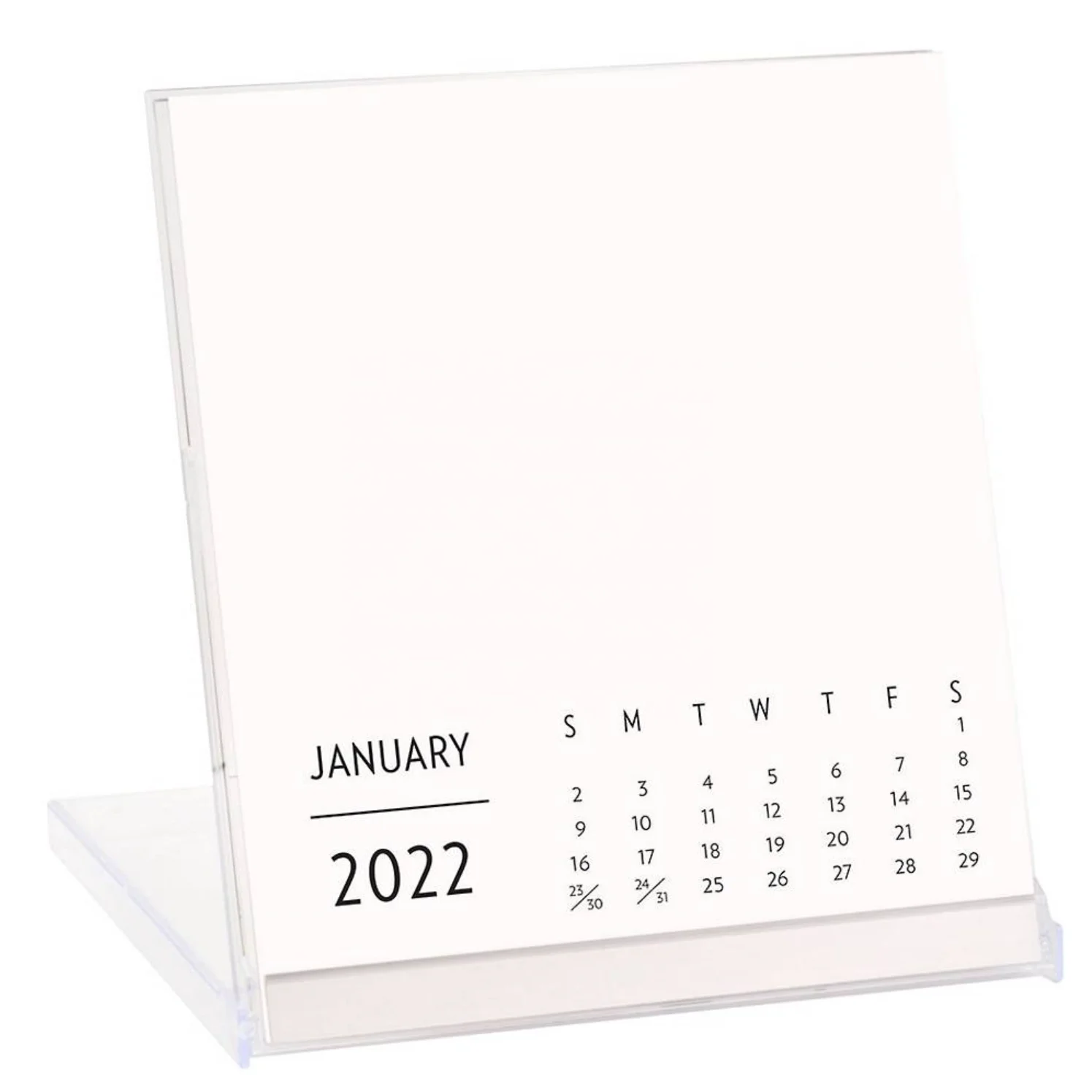 Custom Desk Acrylic Calendar