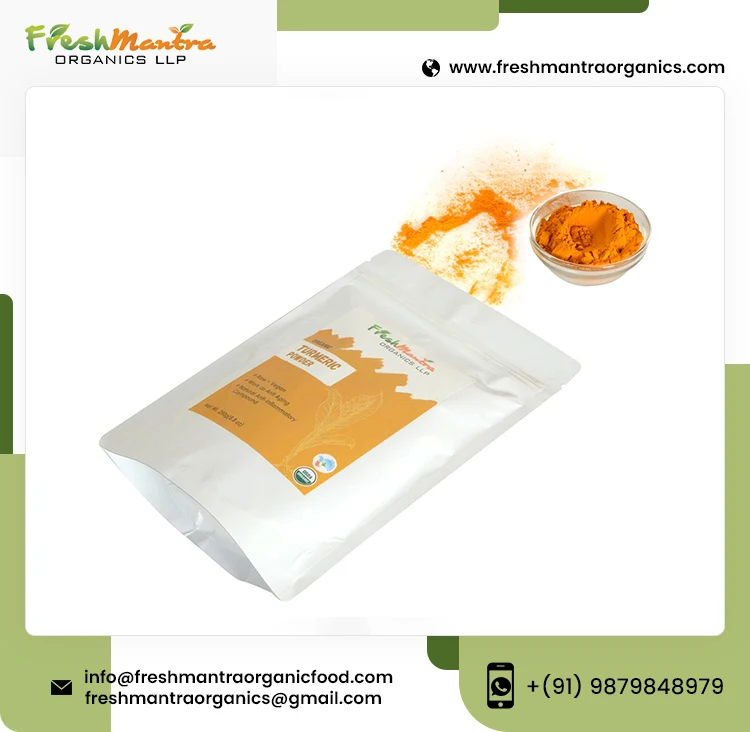 Buy Online Best Selling Turmeric Powder Retail Pouch