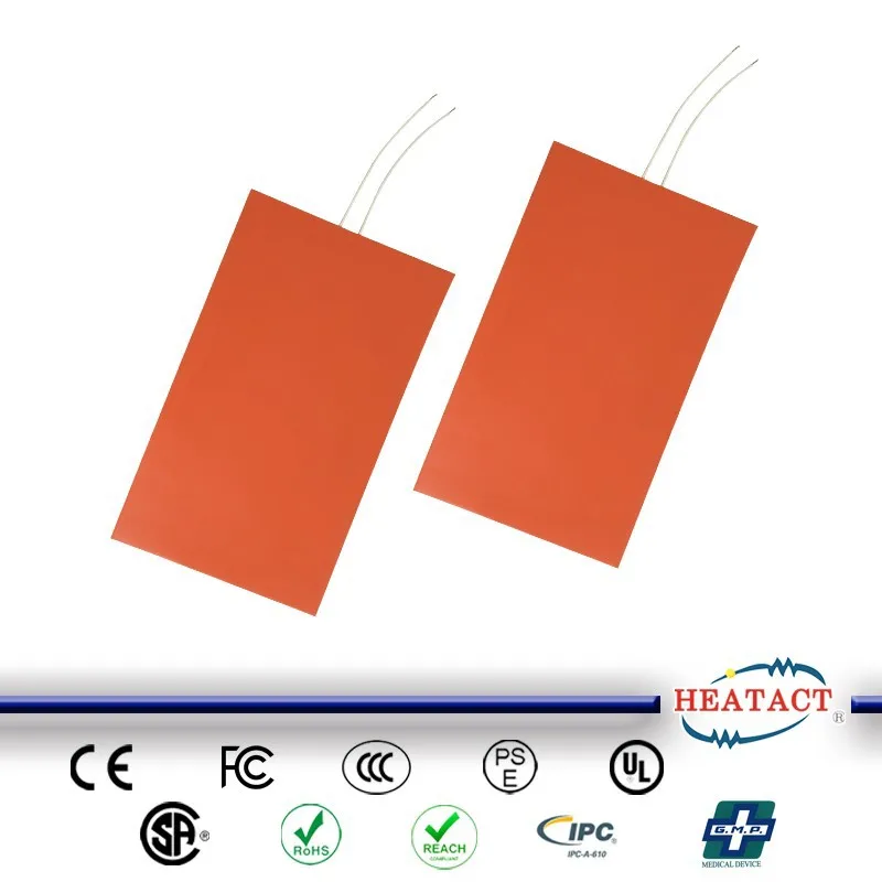 Тайваньский Премиум индивидуальная электрическая пленка 12 В силиконовый резиновый нагреватель OEM ODM в наличии