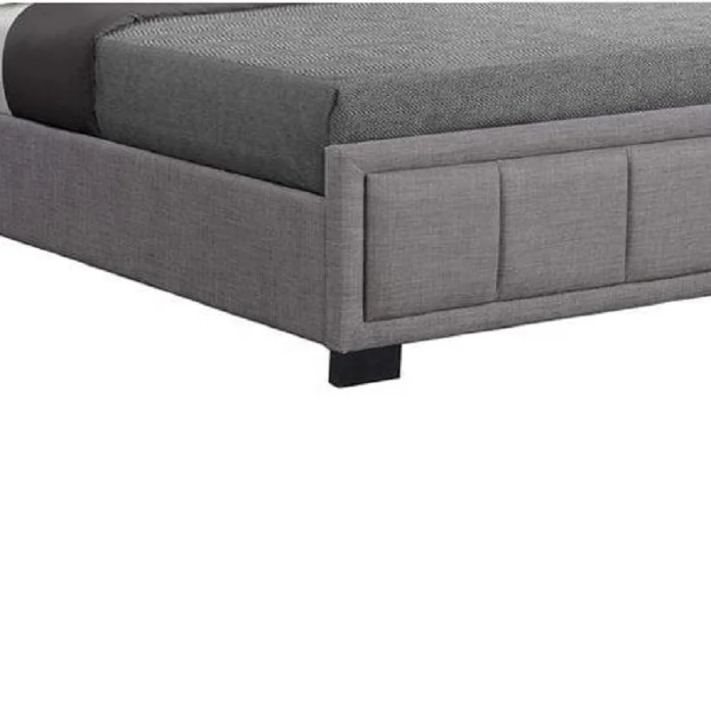 Custom fashion fabric double single size upholstered bed frame