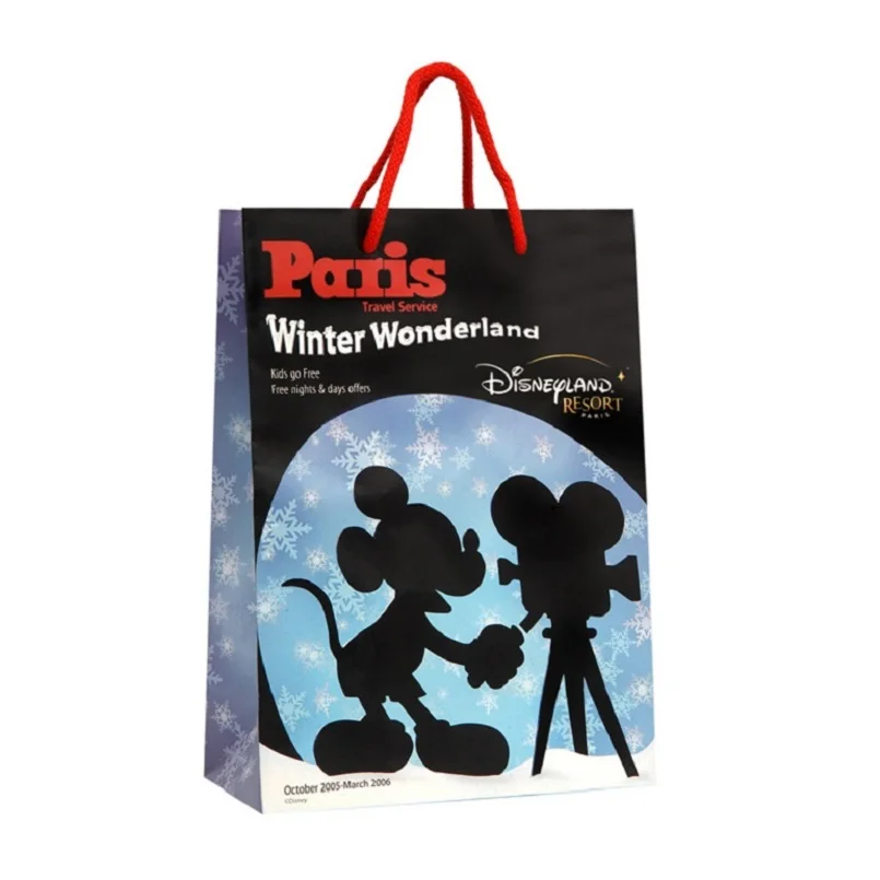 Высококачественный Подарочный пакет из переработанной крафт-бумаги с ручкой