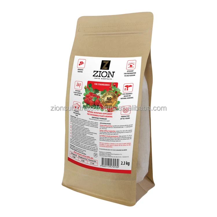 High quality safe natural plant nutrient substrate for strawberries, nutrients for the whole season, natural soil improve