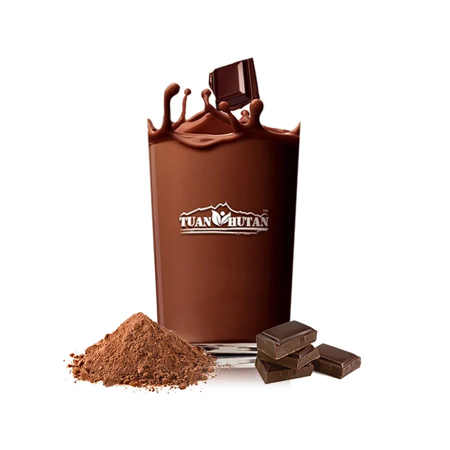 Hot Selling Koko Rimba Pure Dark Chocolate Taste Drinks Smoothie Recipe 15 Sachets Can Add Chocolate Chips On Top