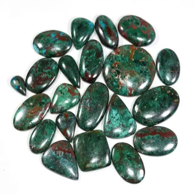 
Натуральный хризоколла свободный Кабошон Драгоценные камни разных размеров и формы драгоценные камни, ручная работа и ручная полировка гладкие и плоские драгоценные камни для ювелирных изделий 