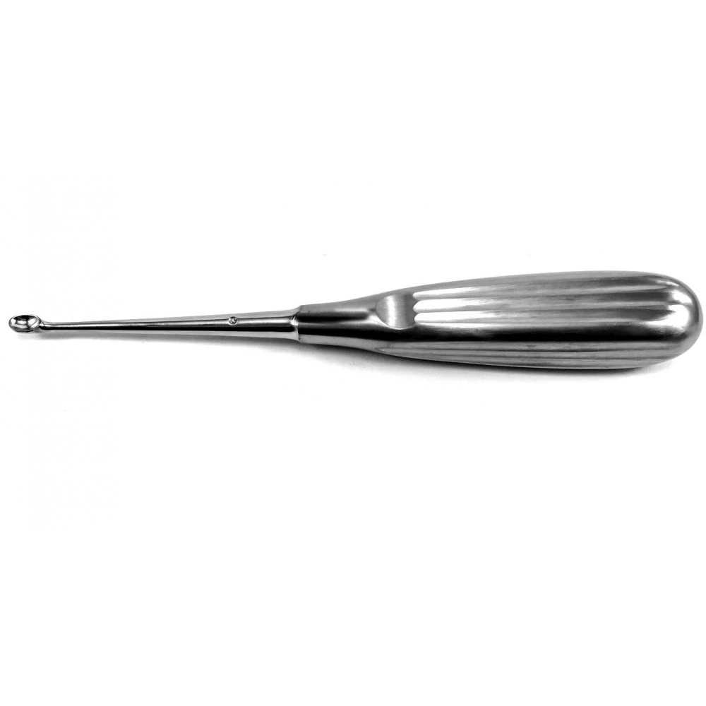 Volkmann bone curette 6x7 mm sharp spoon Fig. 0 dental tissue surgery 17 cm