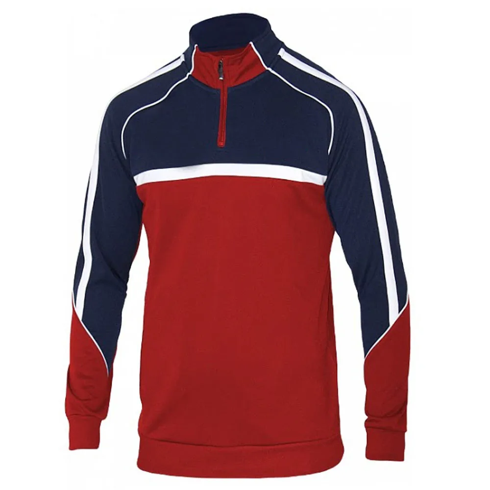  Зимняя флисовая куртка GAA из полиэстера с модным воротником и индивидуальным логотипом 1/4 топ на молнии в непрерывном стиле