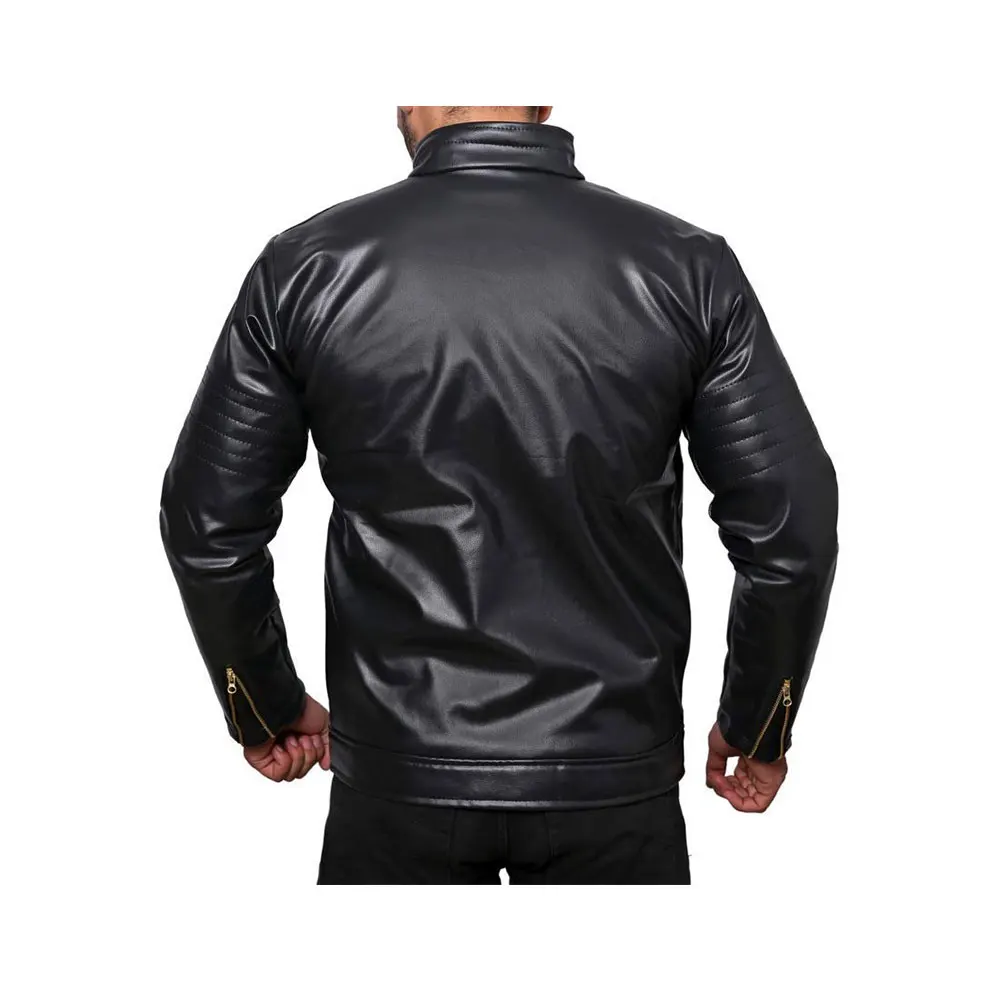 Leather jackets men Casual leather coat winter jacket man