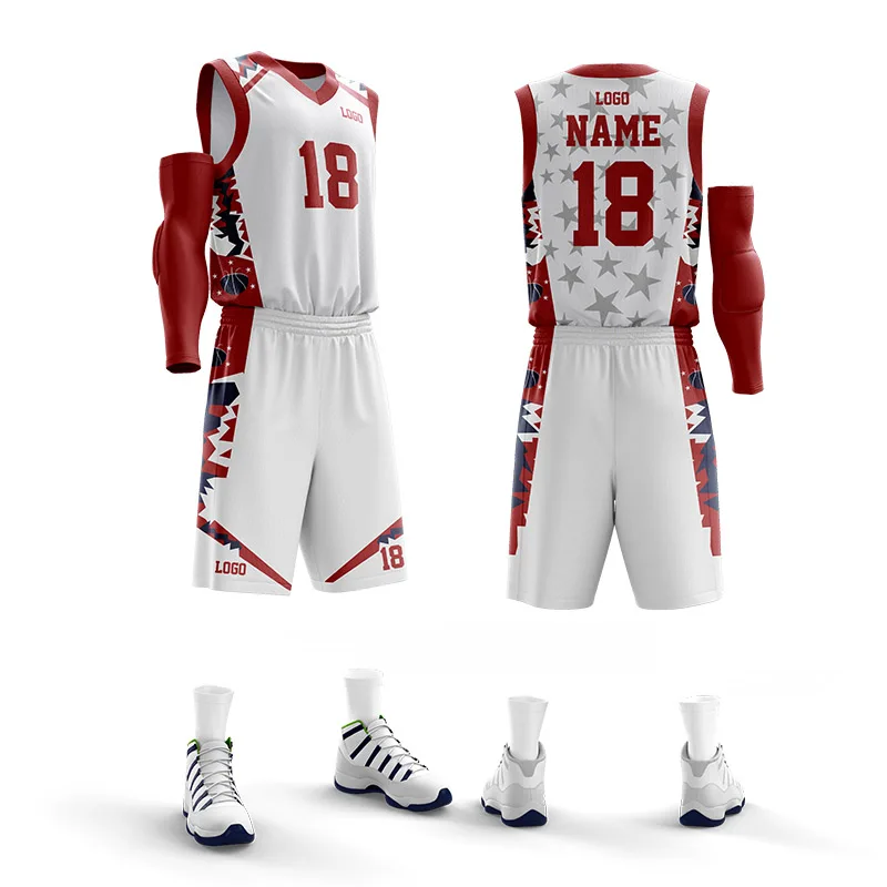 Custom Design Basketball Wear Sublimation Sportswear Basketball Jersey    basketball uniform 2021/22