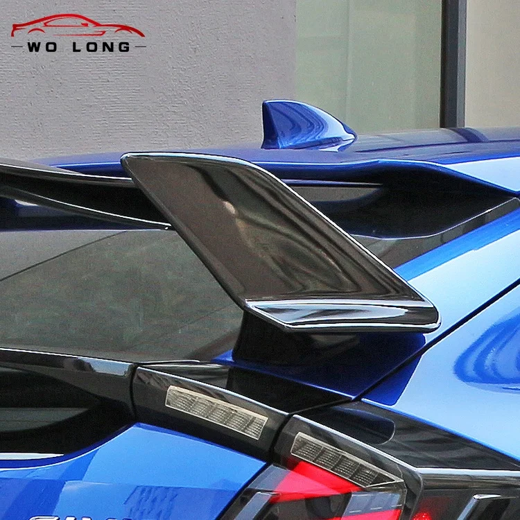
Factory Supply Bright Black Style Rear Trunk Spoiler Car Rear Wing For Honda civic typer 