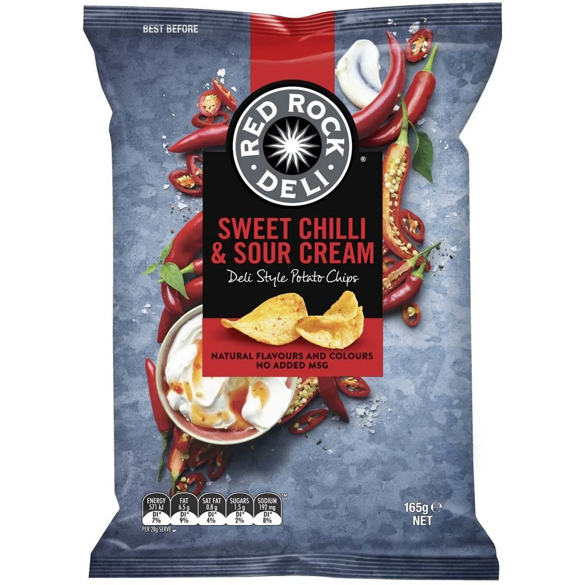 Картофельные чипсы Red Rock Deli несколько ароматов сделано в Австралии 165