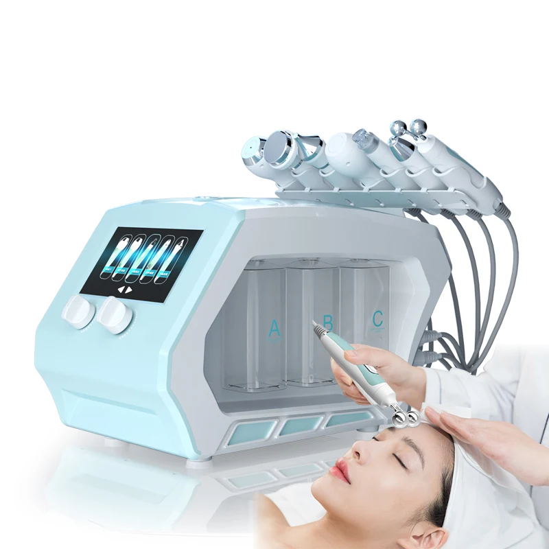 Portable Multifunction 8 in 1 Mild And Non-irritating Water Oxygen Therapy Jet Peel Facial Machine