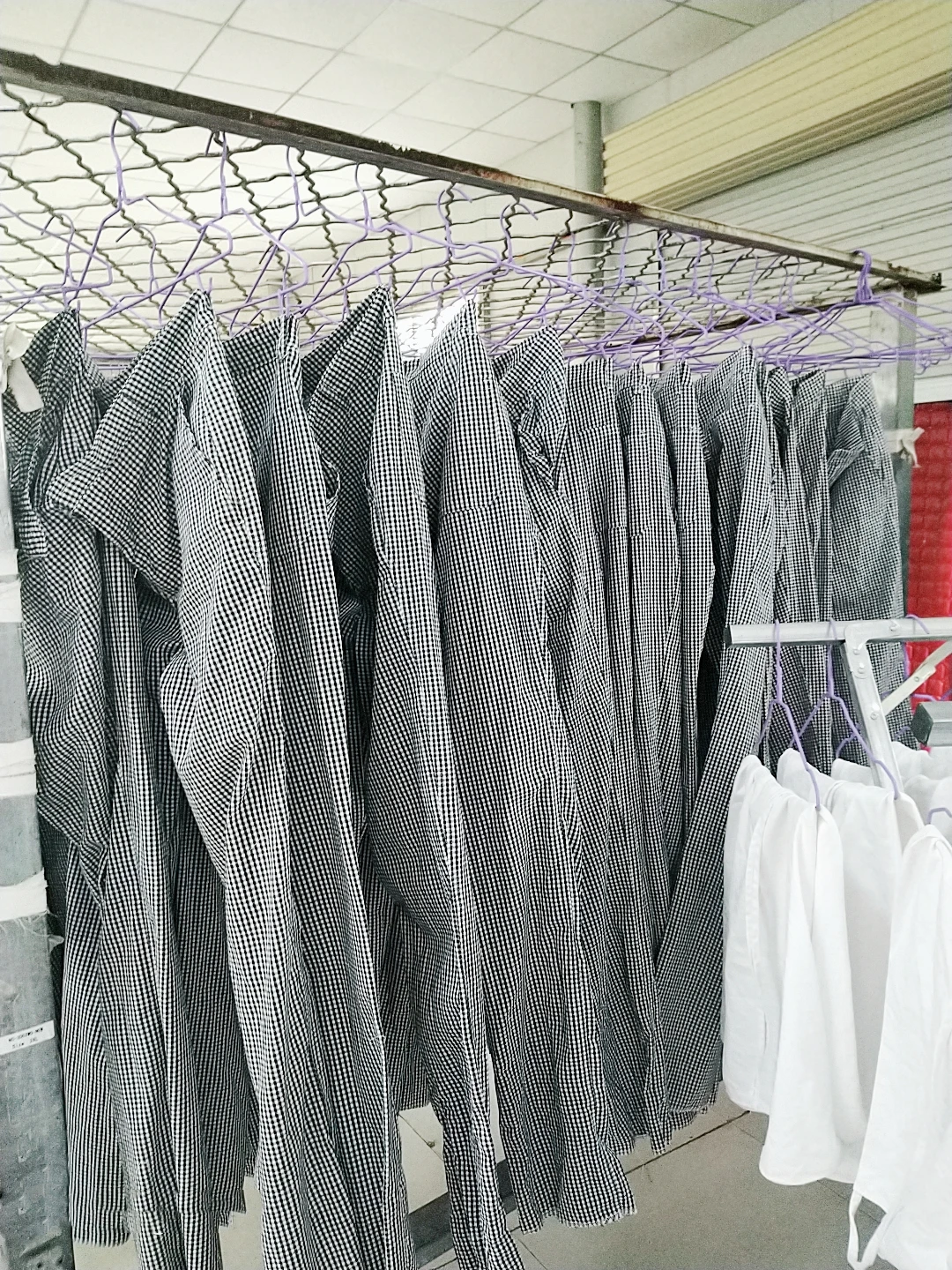 
Professional Unisex Ready-made Check Chef Pants Fashion Chef Uniforms Pants 