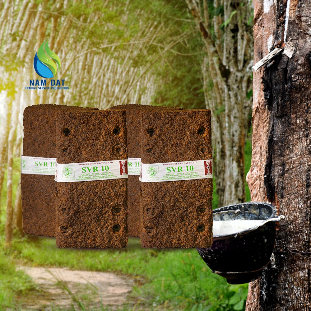 Best Quality Raw Materials Flexible Rubber Natural Brown Rubber SVR 10 (TSR 10) From Vietnam Maunufacturer