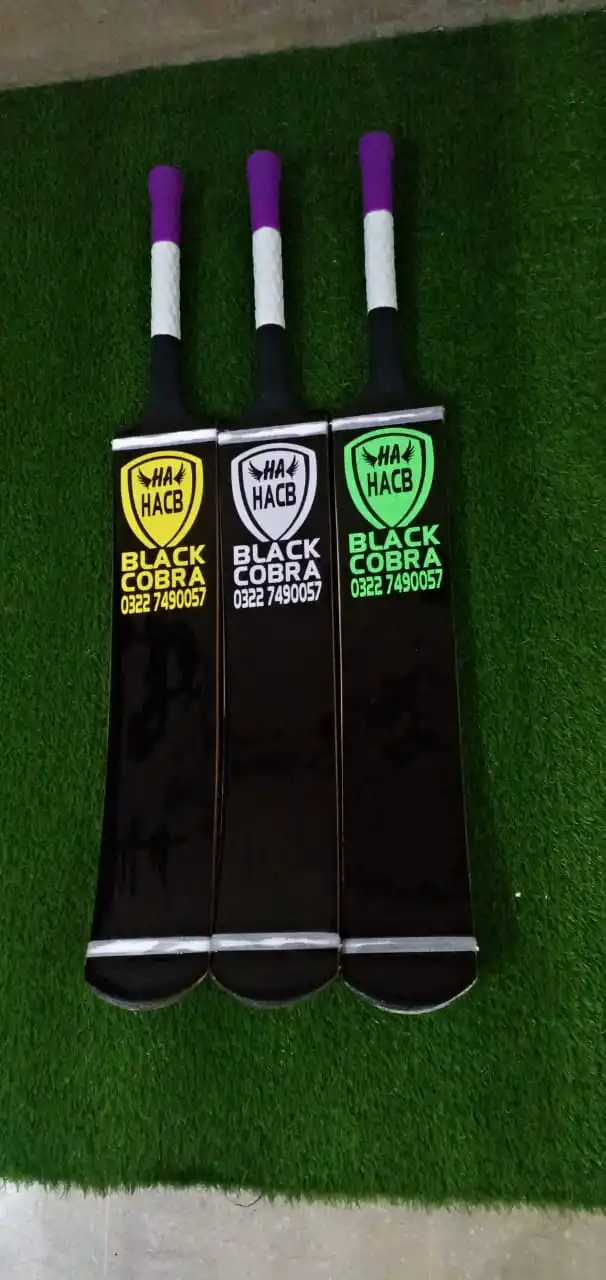 Black Cobra Cricket bat Tape ball Cricket Bat High Quality Wood Tennis ball Cricket bat