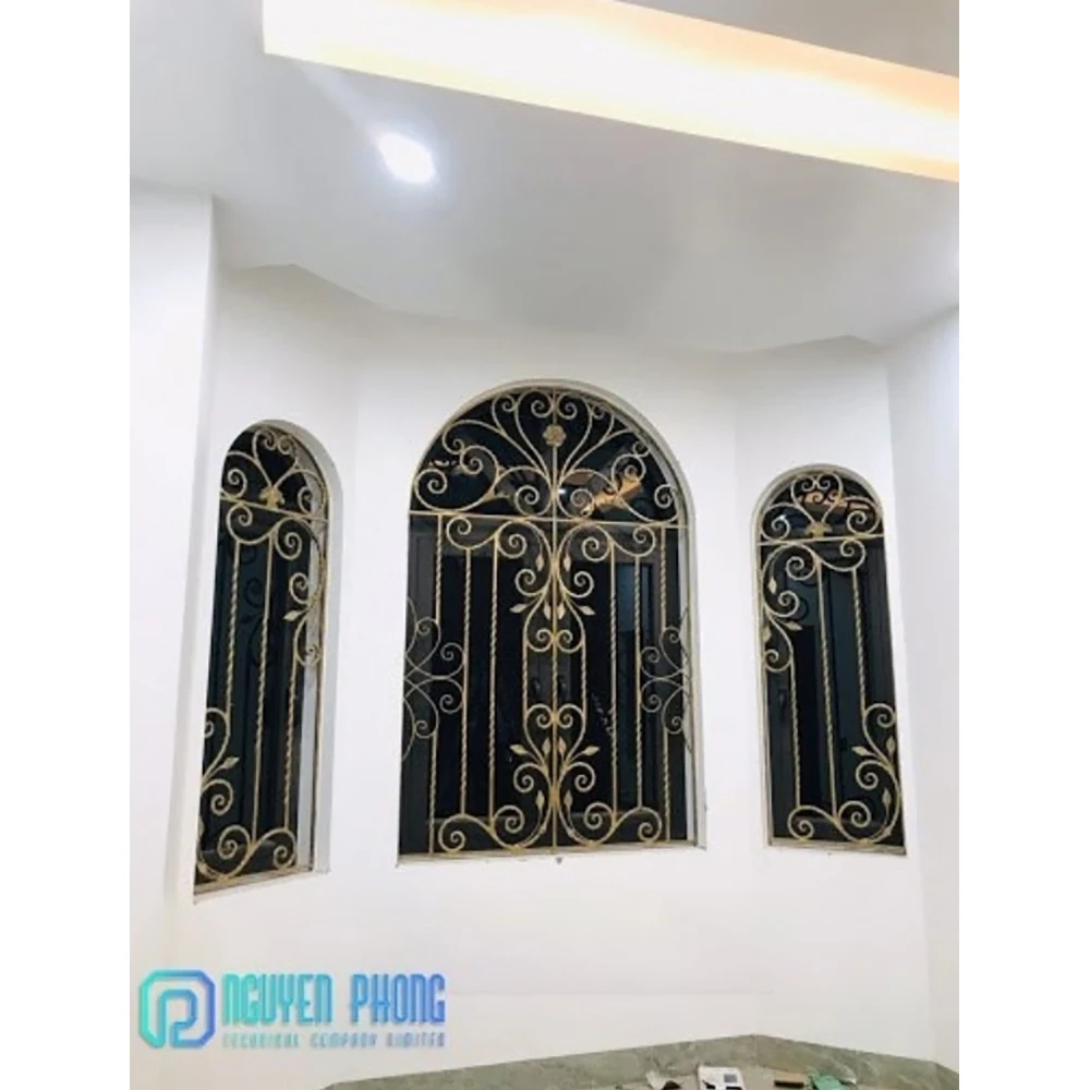 Лидер продаж оптовая продажа Заводские кованые железные стальные металлические решетки защитные окна