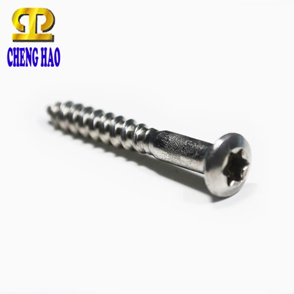 Torx 6-Lobe Flat Pozi Head Chipboard Stainless Steel Fastener SS304 Screw