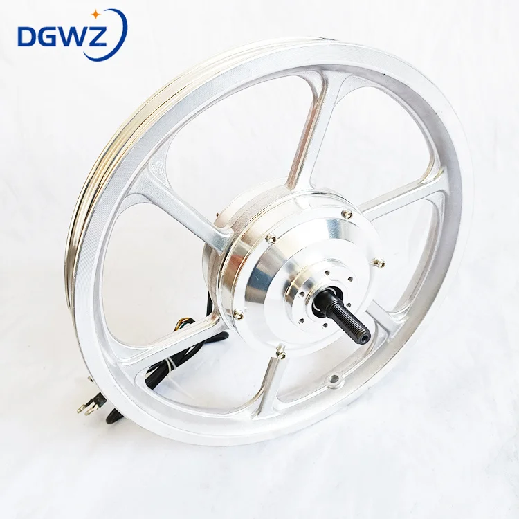 Customized High Torque 24V/36V/48V 350W 16 Inch Brushless Gear Hub Motor Aluminum Alloy Electric Bicycle Hub Motor