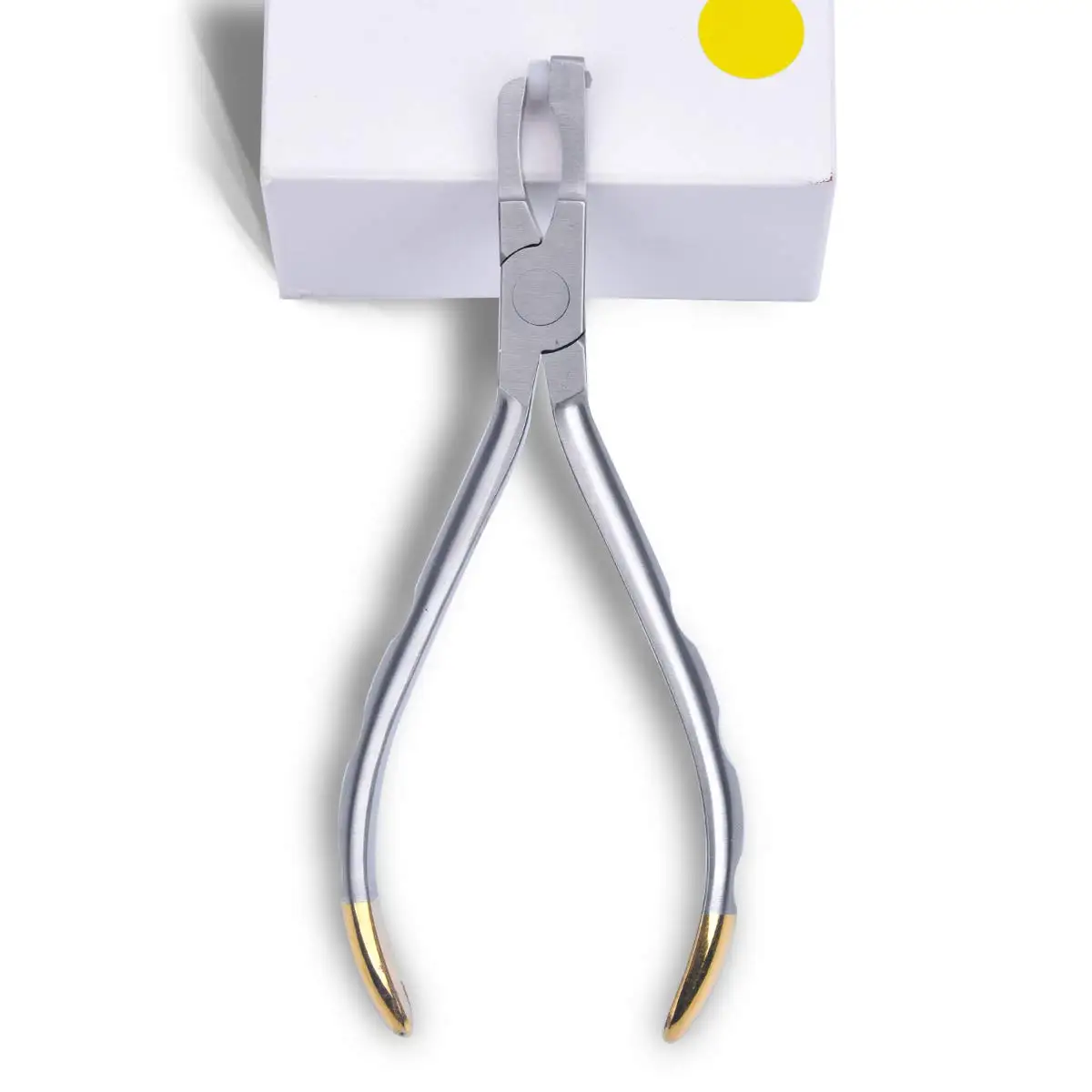 Dental Orthodontic Molar Band Remover Pliers Dental Posterior Teeth Bands Remover Teflon Button with Gold Plated Handle