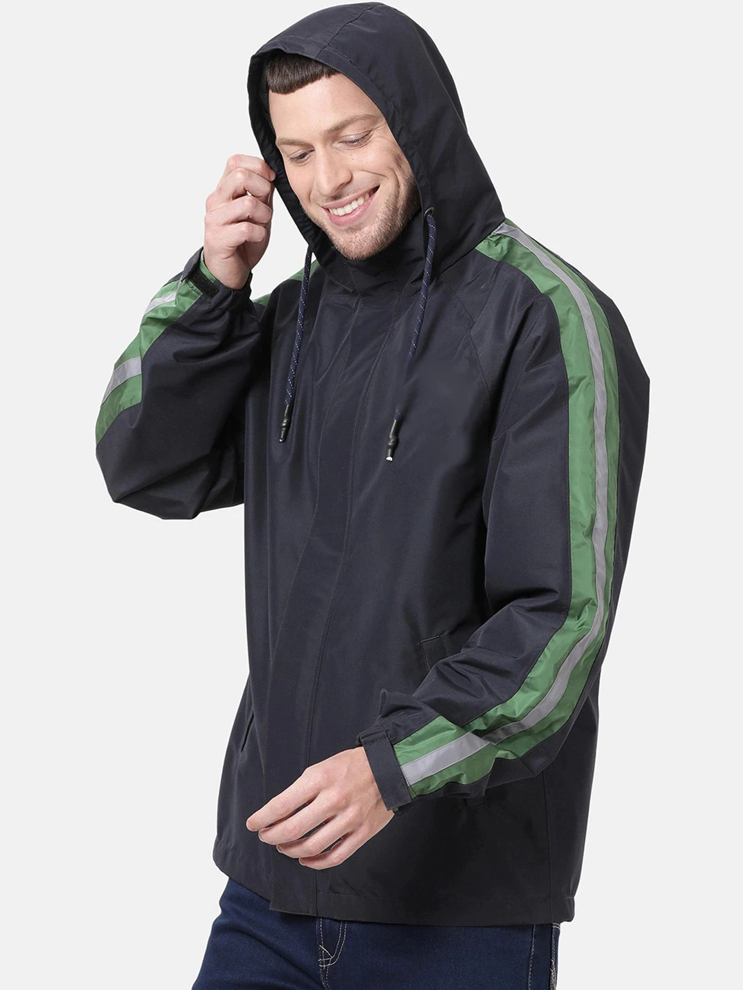 Оптовая продажа новинка высокое качество ПВХ покрытие полиэстер водонепроницаемый мужской дождевик цена производителя дешевая дождевая куртка для мужчин