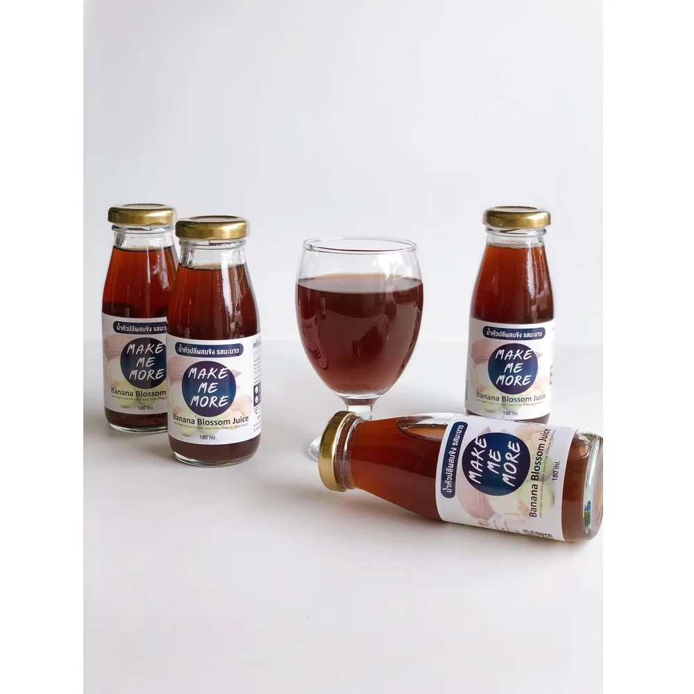 
100 % Natural 6 Bottles / box Lemon and Stevia Flavor Concentrated banana blossom juice health drink 