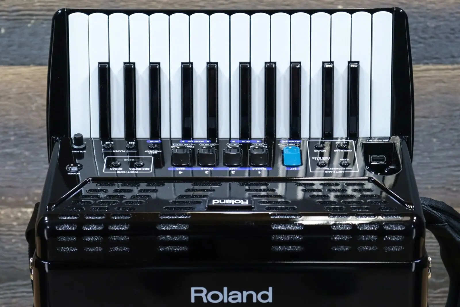  Новая печатающая головка Roland FR-1X V-типа «гармошка» 26-ключ 72-бас ЧЕРНЫЙ цифровое пианино