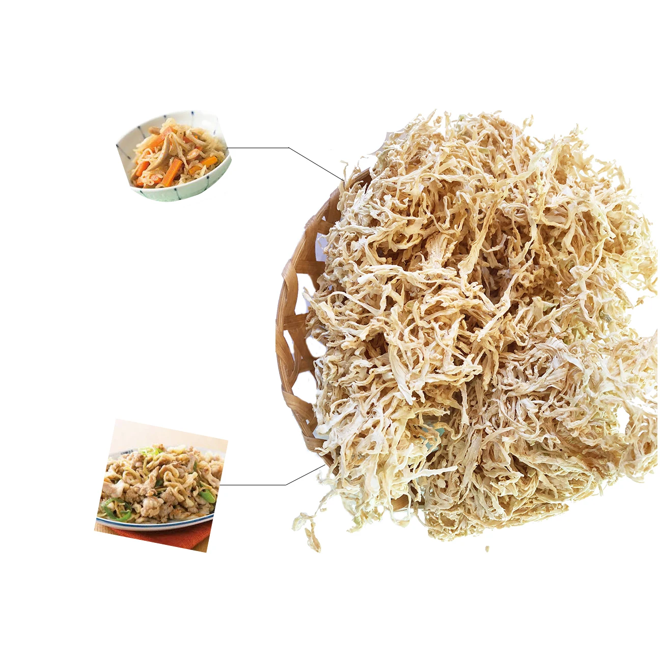 Vacuum Pack Sliced Organic Radish Dried Daikon Vegetable to Enhance physical fitness