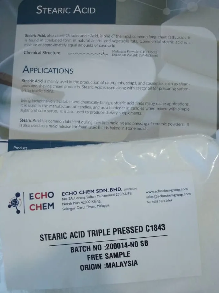 New Deals Stearic Acid Triple Pressed White Waxy Beads Raw Material for Cosmetic/Hair Care Chemicals/Detergent